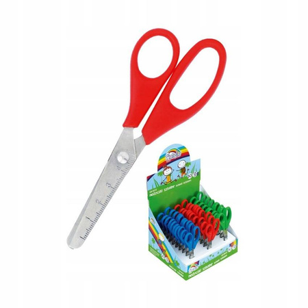 Nożyczki Fiorello 5,25 13 cm Z LINIJKĄ 30 szt.