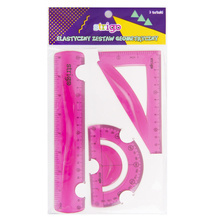 Zestaw Geometryczny STRIGO Elastyczny Różowy