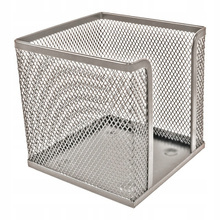 Pojemnik na karteczki Tetis BV506 SREBRNY