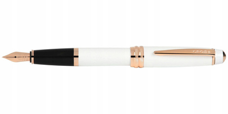 Pióro Cross AT0456-22 Bailey Białe Rose Gold F
