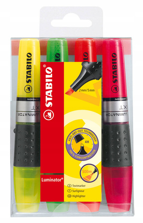 Zakreślacz STABILO LUMINATOR zestaw 4 szt