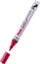 Marker zdobniczy aluminiowa obudowa czerwony Pentel