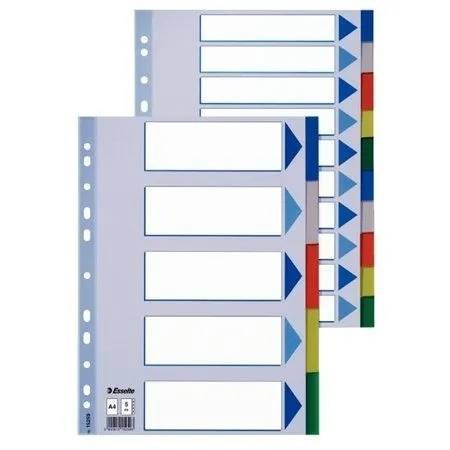 PRZEKŁ.ESS.A4 PLAST.PP 5CZ