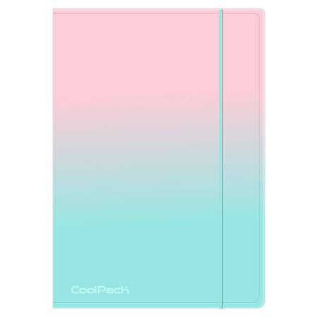 COOLPACK GRADIENT TECZKA NA GUMKĘ A4 STRAWBERRY
