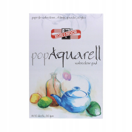 Koh I Noor blok Pop Aqarell A4 250g 10 arkuszy