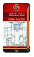 12 szt ołówków grafitowych HB-10H 1502/I K&N