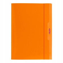 Teczka z gumką HERLITZ Color Blocking A4 Pomarańcz