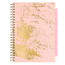 Kołozeszyt STRIGO PADS Project Book A4 kratka Marmur różowy