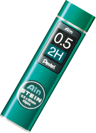 Grafity do ołówków Pentel Ain Stein 0,5 2H