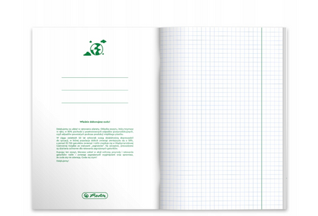 Zeszyt A5 Herlitz Historia 60 kartek krata okładka PP