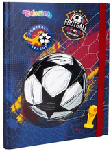 COLORINO SCHOOL TECZKA PRZESTRZ Z GUMKĄ FOOTBALL