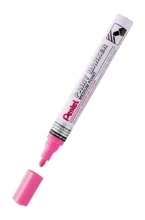 Marker zdobniczy aluminiowa obudowa różowy Pentel