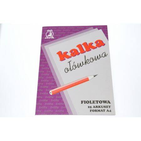 Kalka ołówkowa Delfin A4 25 sztuk