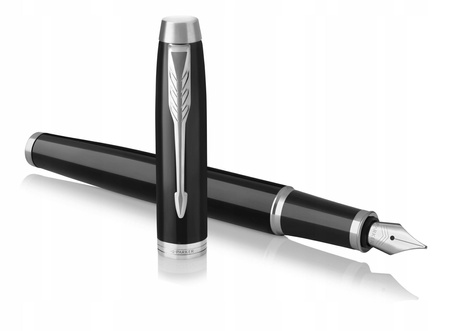 Parker IM Black Lacquer CT zestaw pióro i etui