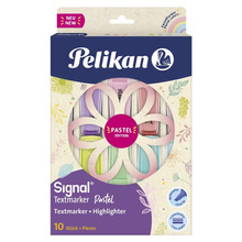 Zakreślacz Pelikan Signal Pastel 10 kolorów
