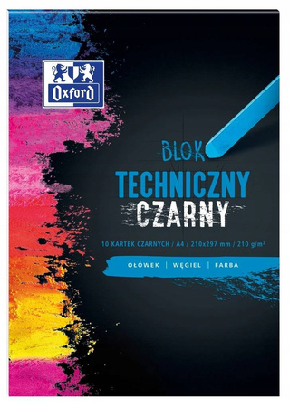 Blok techniczny Oxford A3 10 kartek czarny
