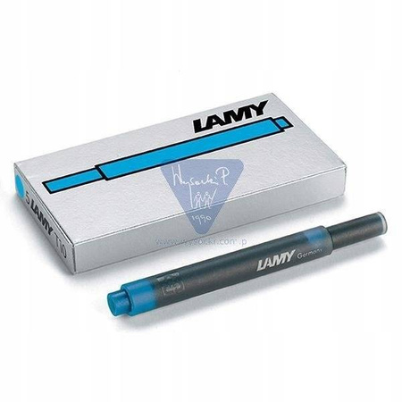 Naboje atramentowe (5 sztuk) Lamy T10 turkusowe