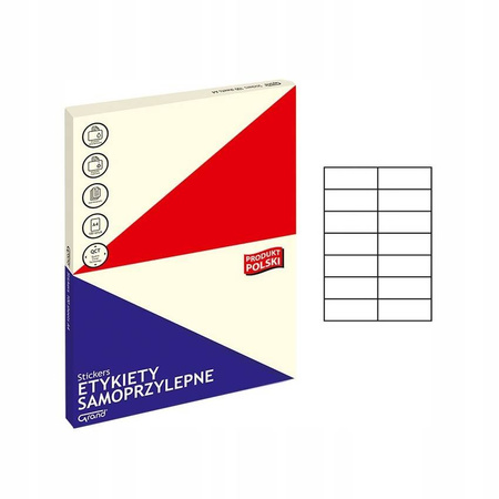 Etykiety samoprzylepne GRAND - 025 105x42,3 mm