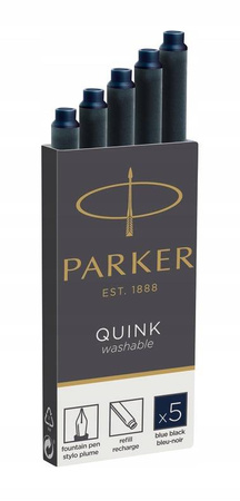 PARKER QUINK naboje do pióra granatowe 5 szt