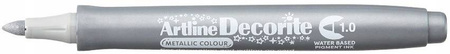Marker permanentny Artline Decorite Srebrny