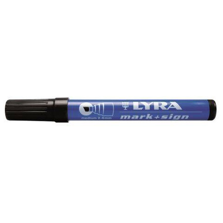 Marker permanentny MARK+SIGN medium czarny Fila