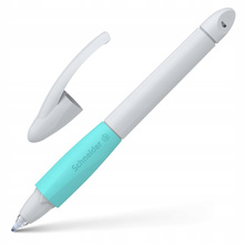 PIÓRO KULKOWE SCHNEIDER BASE BALL, Jasnoszaro-turkusowe