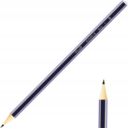 Ołówek drewniany Tetis KV060 twardość B