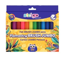 FLAMASTRY STRIGO BRUSH 12KOL