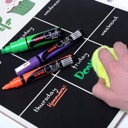 Uni marker kredowy PWE-5M złoty