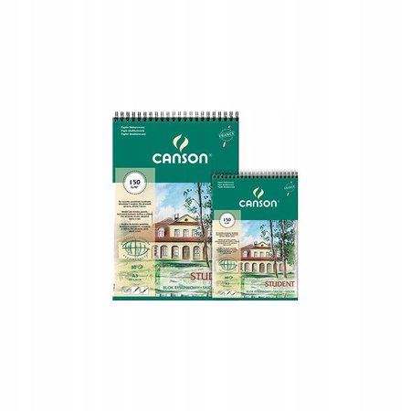Blok rysunkowy Canson Student A3 150g 30a spirala