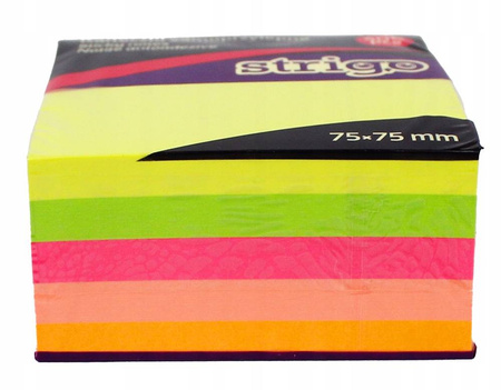 KARTECZKI SAMOPRZYLEPNE 75X75 400K.NEON STRIGO