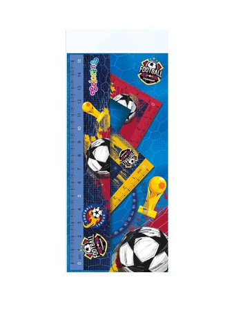 COLORINO ZESTAW GEOMETRYCZNY 4SZT FOOTBALL