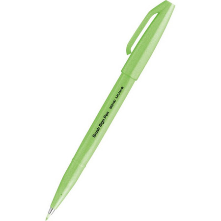 Pisaki Pentel Brush Sign Pen 5 sztuk Fluo Art