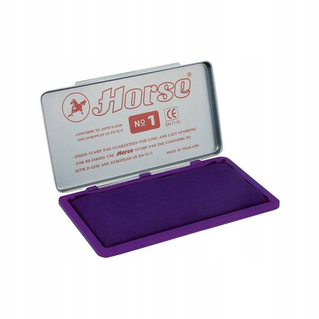 Poduszka do stempli HORSE nr1- fioletowa 150x74 mm