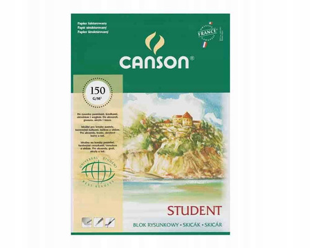CANSON STUDENT BLOK RYS.FAKT.A3 30A 150G.KL