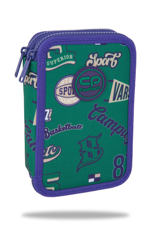 COOLPACK PIÓRNIK PODWÓJNY Z WYPOSAŻENIEM JUMPER 2 AMERICAN RETRO