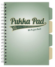 PUKKA PROJECT BOOK SAGE B5 KRATKA ZIELONY 100K 80G