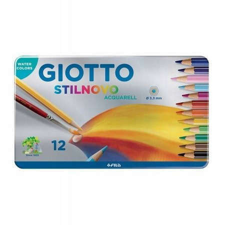 Kredki akwarelowe GIOTTO 12 kolorów