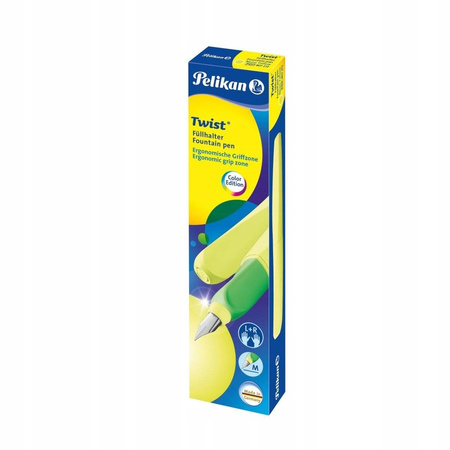 Pelikan Pióro wieczne na naboje Twist Neon Żółty