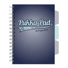 PUKKA PROJECT BOOK NAVY A5 KRATKA GRANTOWY 100K 80G