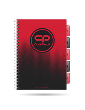 COOLPACK GRADIENT KOŁOZESZYT A5 CRANBERRY