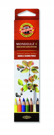 Kredki akwarelowe Mondeluz 6 kol 3715 Koh I Noor