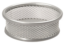 PRZYBORNIK MAŁY OKRĄGŁY SREBRNY