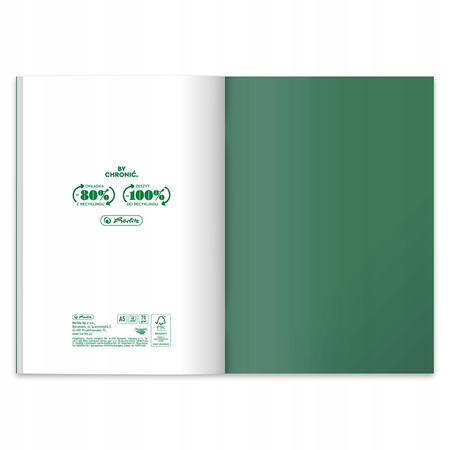 Zeszyt Herlitz A5 60 kartek krata PP
