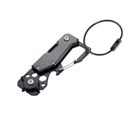 BRELOK TROIKA TOOLINATOR, 10 FUNKCJI, STAL NIERDZEWNA, TYTANOWY