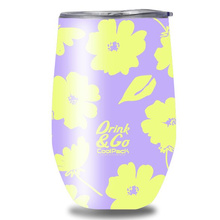 COOLPACK COFFEE MUG KUBEK TERMICZNY 355ML FLORES LILA