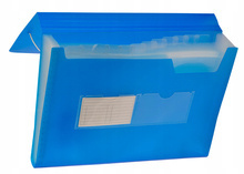 Teczka harmonijkowa PP A4 Tetis BT621 NIEBIESKA