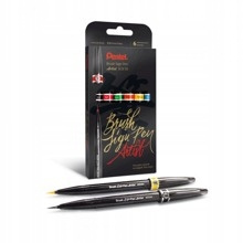 Elegancki zestaw do kaligrafii i letteringu Pentel