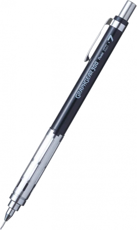 Ołówek automatyczny 0,7mm Graphgear 300 czarny