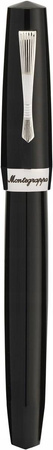 Montegrappa Elmo 02 Pióro wieczne czarne stal F
